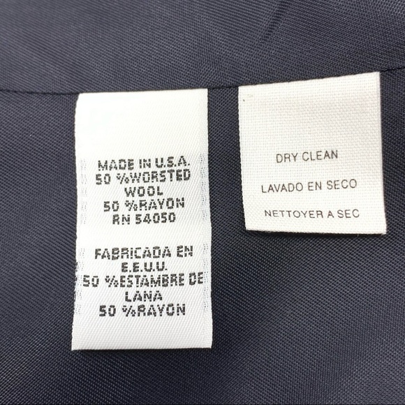 Y2K Rena Rowan Saville Wool Blend Tartan Plaid Blazer Brass Buttons Size 10P - Picture 10 of 15